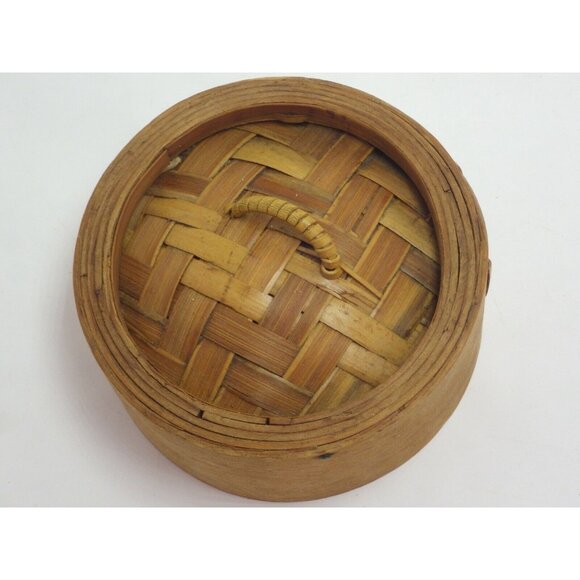 Dim Sum Bamboo Steamer Lid 4 inch - Picture 4 of 5
